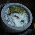 Earth Candle in Jar with Rune Symbol