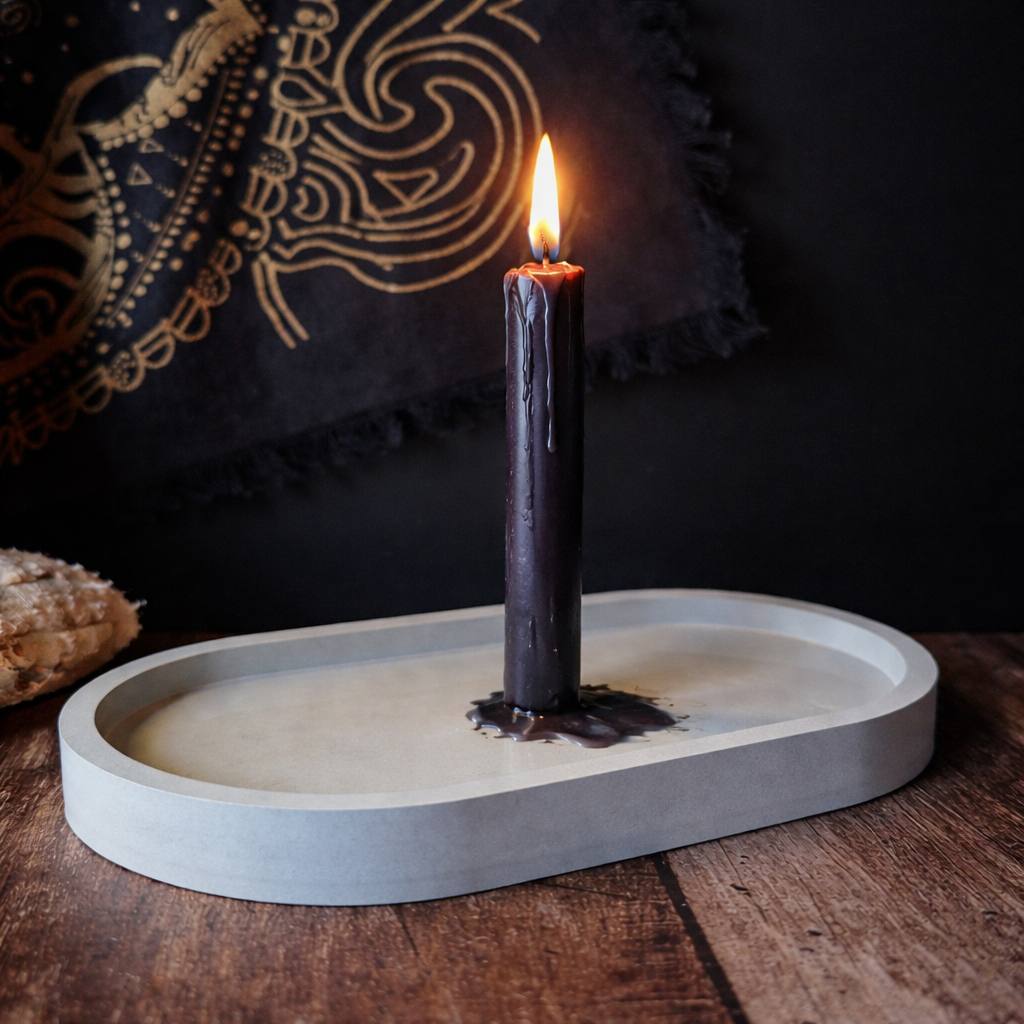 Ritual Tray with Metal Pins for Candle Work |Altar Use | Witchcraft | Spiritual Practices & Intention Setting