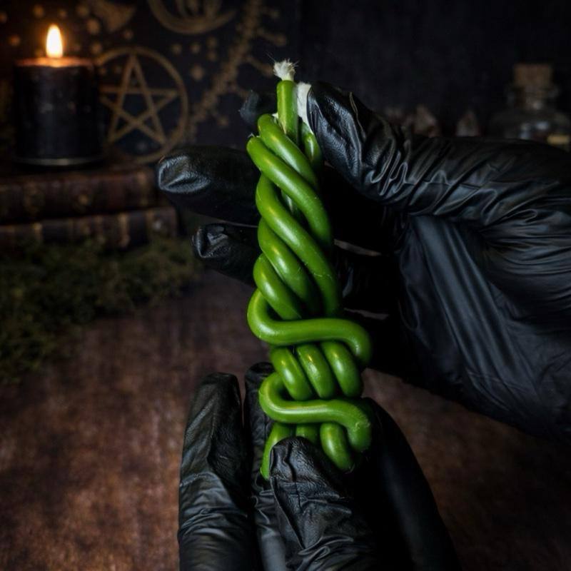 Prosperity Beeswax Ritual Candle Money Vortex