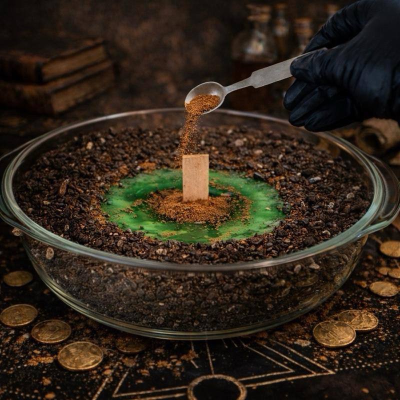 Earth Candle for Money Intentions | Abundance & Prosperity Candle