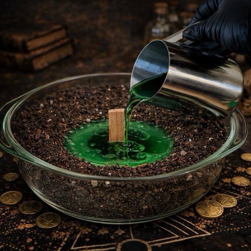Earth Candle for Money Intentions | Abundance & Prosperity Candle