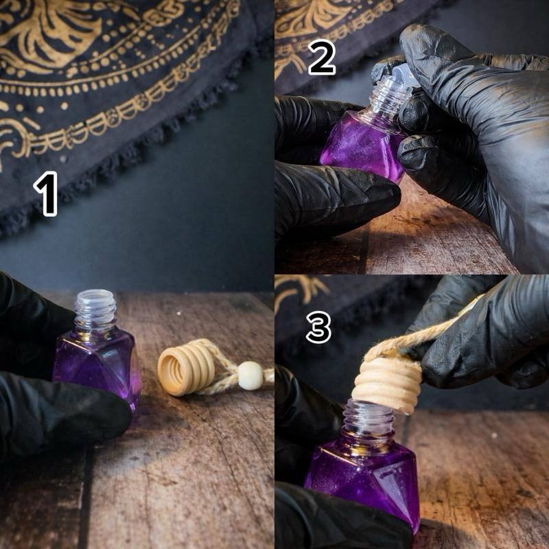 Hanging Spell Jar Ritual Aroma Charm for Car & Home