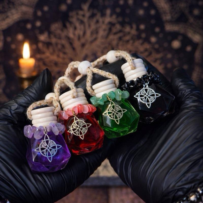 Hanging Spell Jar Ritual Aroma Charm for Car & Home