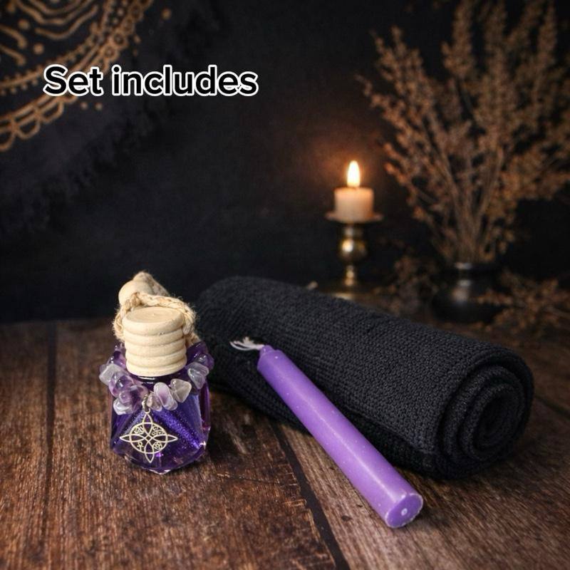 Hanging Spell Jar Ritual Aroma Charm for Car & Home