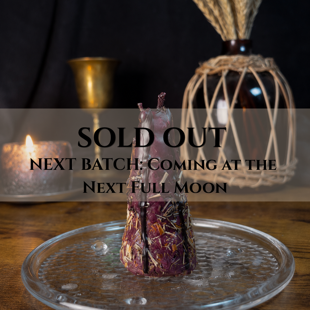 FULL MOON WITCH CANDLE — Next Batch: Coming at the Next Full Moon