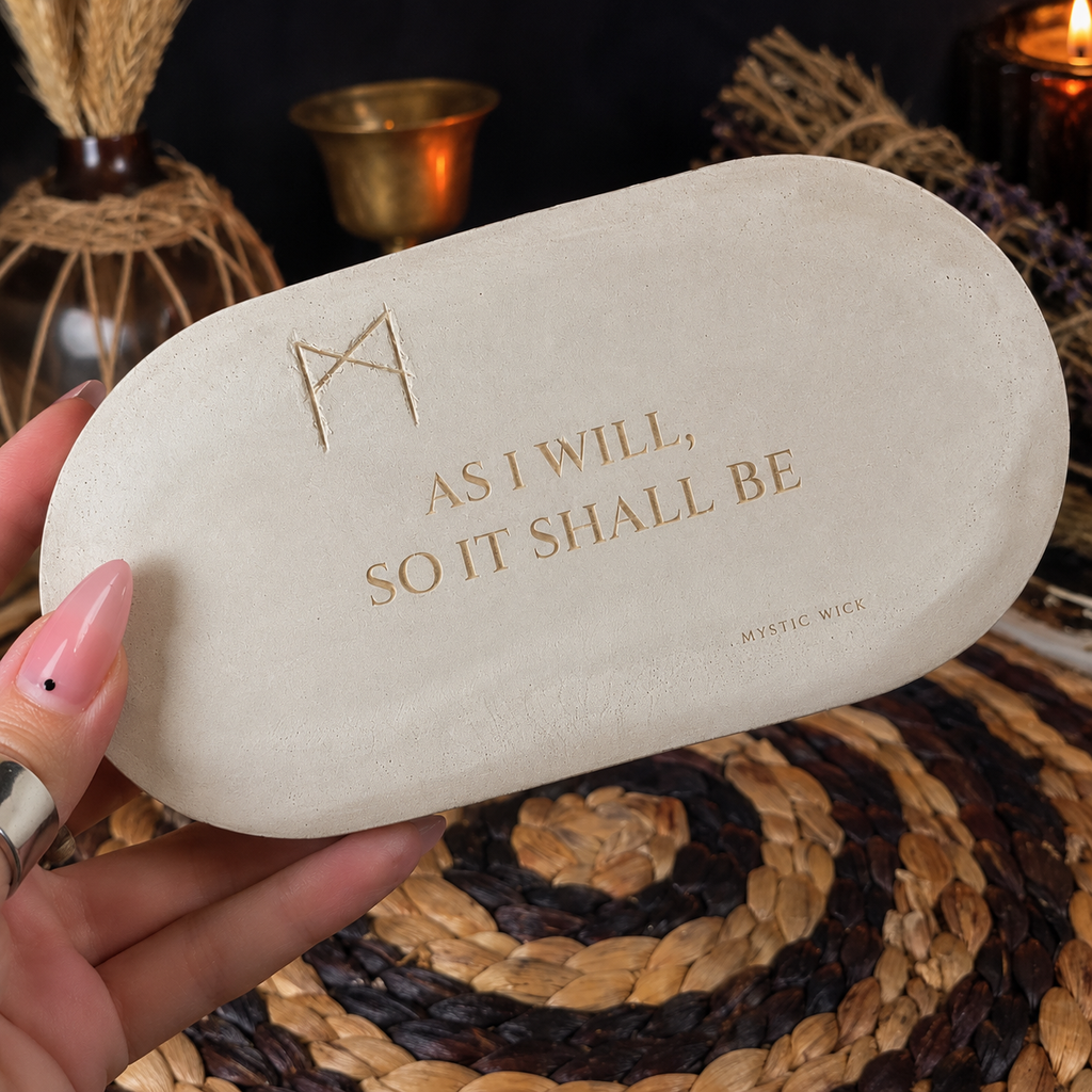 Ritual Tray with Metal Pins for Candle Work |Altar Use | Witchcraft | Spiritual Practices & Intention Setting