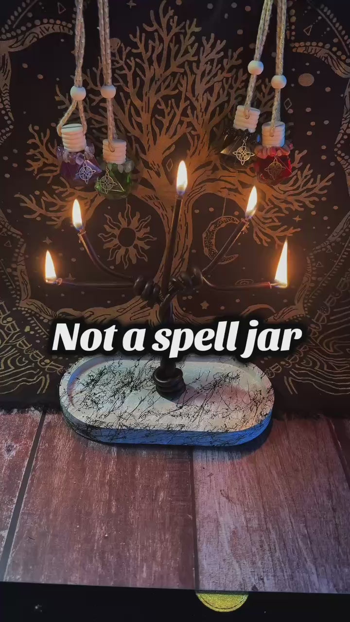 Hanging Spell Jar Ritual Aroma Charm for Car & Home